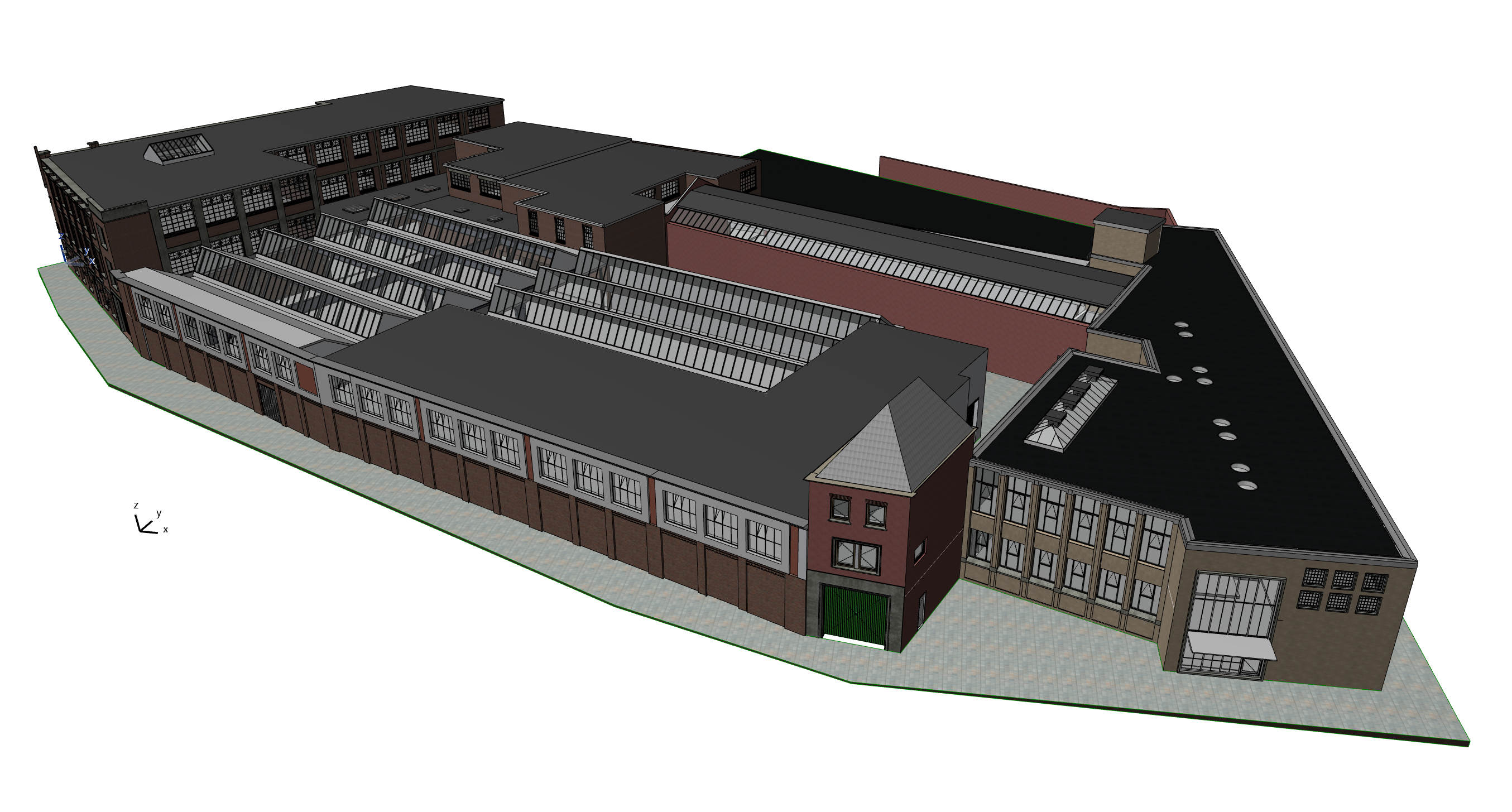 BIM Model ArchiCAD fabriek