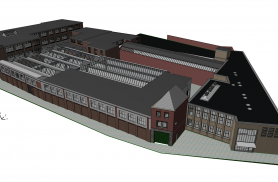 BIM model Schellensfabriek Eindhoven for planning