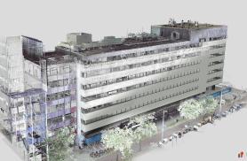 From 3D scan to BIM in Revit for redevelopment of 17,000m2 of office space.