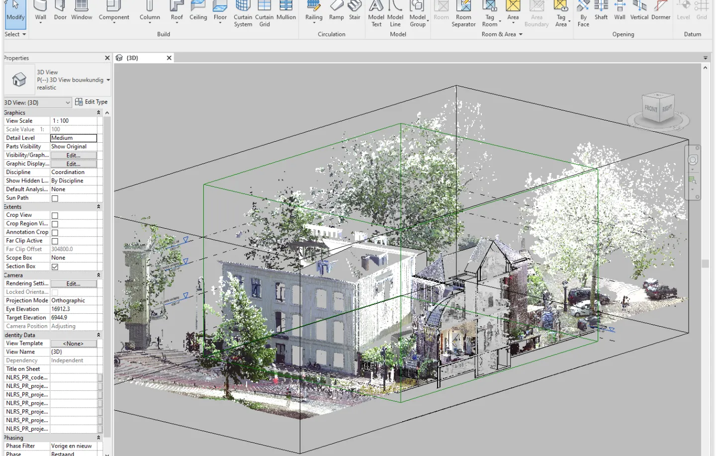 Pointcloud inladen in Revit